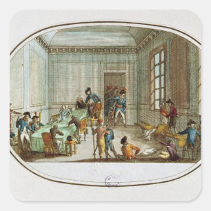 Adesivo Quadrado Maximiliano de Robespierre ferido