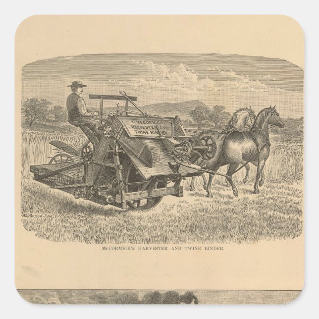 Adesivo Quadrado McCormick Company, Chicago, Illinois (Frente)