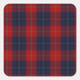 Adesivo Quadrado McKnight Clan Tartan