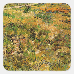 Adesivo Quadrado Meadow no Hospital Paul Santo por Vincent van Gogh