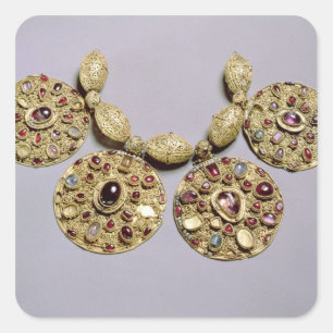 Adesivo Quadrado Medalhões 'de Collar Barmy