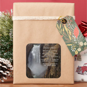 Adesivo Quadrado Medida de sucesso inspiracional