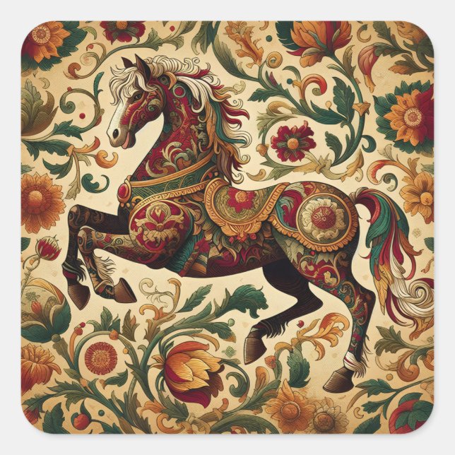 Adesivo Quadrado Medieval O Sapo Encantado no Sangue (Frente)