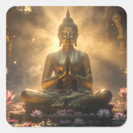 ADESIVO QUADRADO MEDITAÇÃO - IOGA - CARPE DIEM
