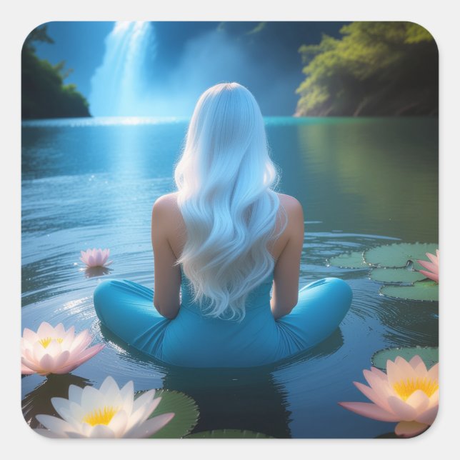 ADESIVO QUADRADO MEDITATION -YOGA - WELLNESS - CARPE DIEM (Frente)