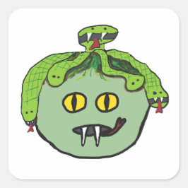 Adesivo Quadrado Medusa