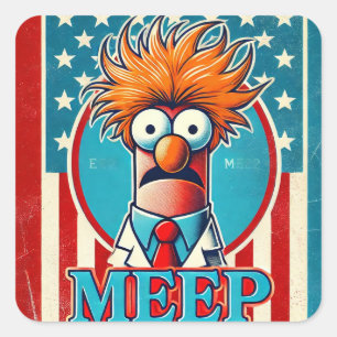 Adesivo Quadrado MEEP Trump
