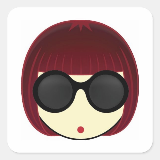 ADESIVO QUADRADO MEGUMI ・ (Frente)