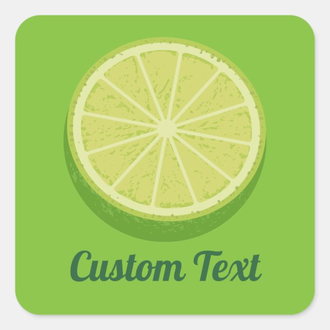 Adesivo Quadrado Meia Limão (Frente)