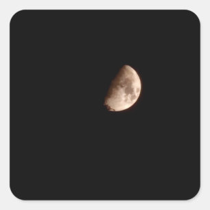 Adesivo Quadrado meia-lua