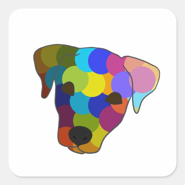 Adesivo Quadrado Meia-noite (Frente)