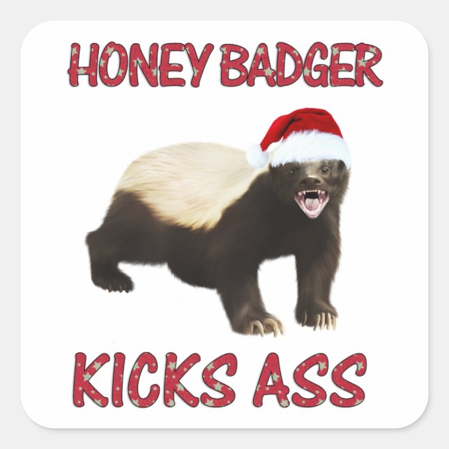 Adesivo Quadrado Mel Badger Kicks... (Frente)