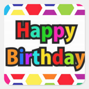 Adesivo Quadrado Mel Colmeia