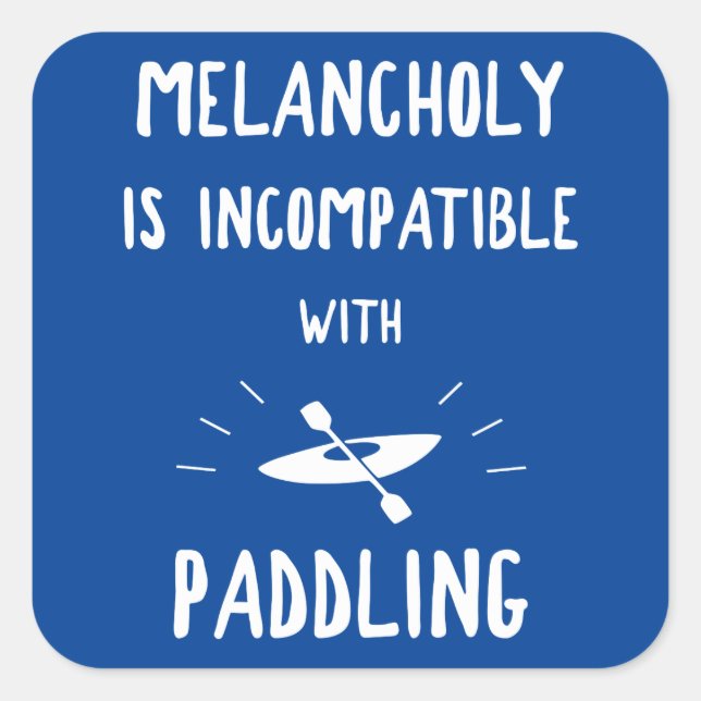 Adesivo Quadrado Melancholy É Incompatível Com A Transposição (Frente)