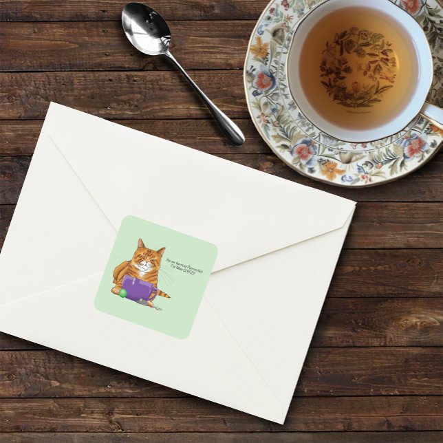 Adesivo Quadrado Melhor Dia de as mães de Mãe (Criador carregado)