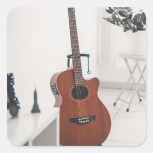 Adesivo Quadrado Melhor presente de assistência