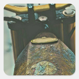 Adesivo Quadrado Melhores presentes de motocicleta