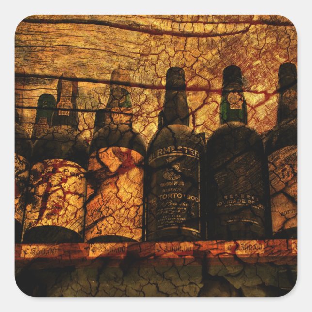 Adesivo Quadrado Mellow Oak (Frente)