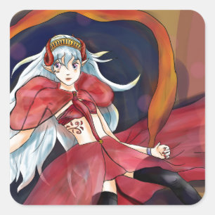 Adesivo Quadrado Melodia da arte finala original