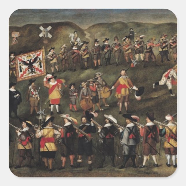 Adesivo Quadrado Membros da Irmandade das Ruas. Barbara (Frente)