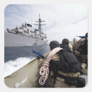 Adesivo Quadrado Membros da visita, o conselho, busca