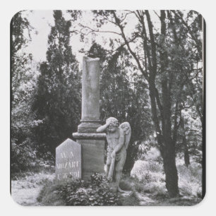 Adesivo Quadrado Memorial a Wolfgang Amadeus Mozart