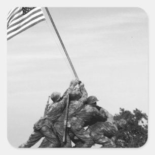 Adesivo Quadrado Memorial Iwo Jima
