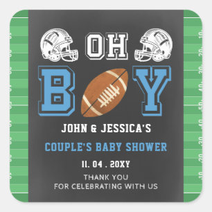 Adesivo Quadrado Menino Touchdown Futebol