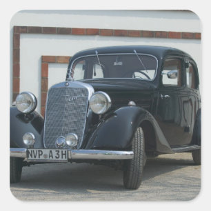 Adesivo Quadrado mercedes antigo 3