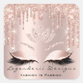 Adesivo Quadrado Mercedes Beauty Lashes Lotus Fashion É Paixão