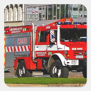 Adesivo Quadrado Mercedes-Benz Unimog U4000 Clearance Truck