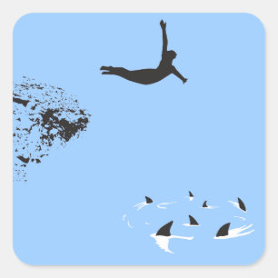 Adesivo Quadrado mergulho