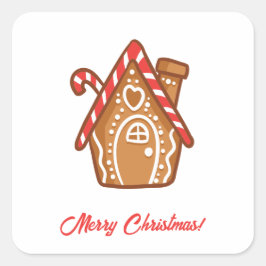 Adesivo Quadrado Merry Christmas Stickers