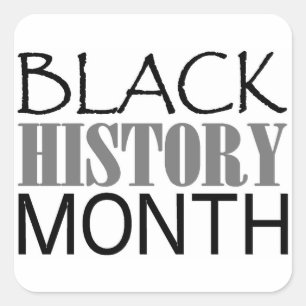 Adesivo Quadrado Mês da História Negra