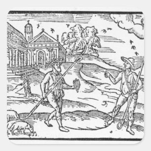 Adesivo Quadrado Mês de setembro "Os ShepHeardes Calender"