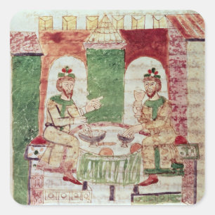 Adesivo Quadrado Mesa dos ricos, de "De Universo" perto