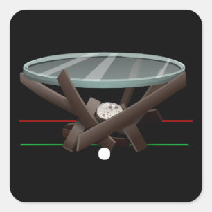 Adesivo Quadrado Mesa lateral do ninho do aninho da torre lateral p