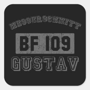 Adesivo Quadrado Messerschmitt BF109