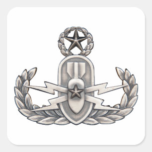 Adesivo Quadrado Mestre EOD