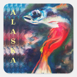 Adesivo Quadrado Metamorfose _Vinheta Quadrada ALASKA