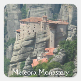 Adesivo Quadrado Meteora Monastery 1 Sticker