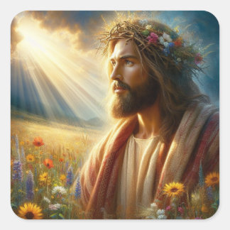 Adesivo Quadrado Meu Deus!