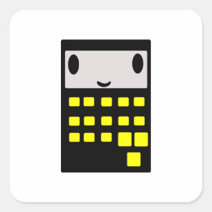 Adesivo Quadrado Meu Feliz Calculador