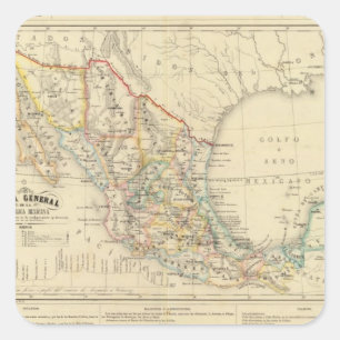 Adesivo Quadrado México