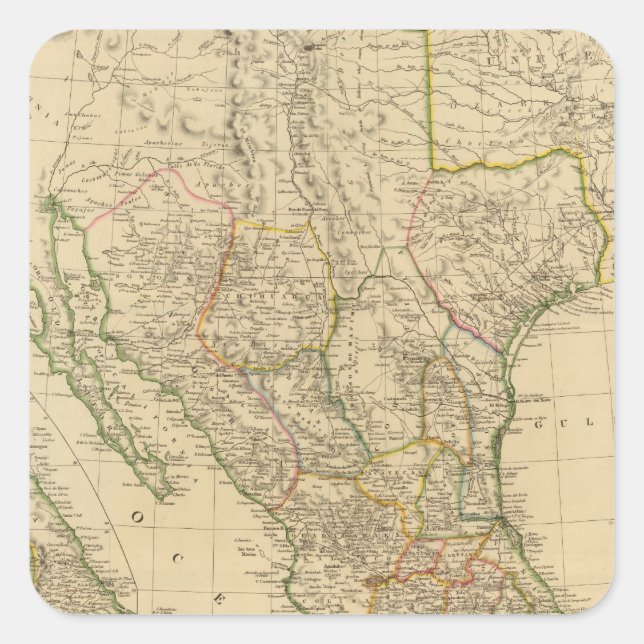 Adesivo Quadrado México 8 (Frente)