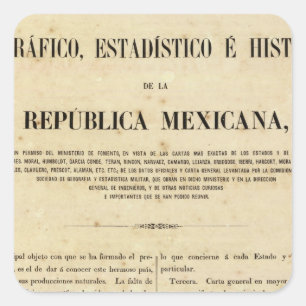 Adesivo Quadrado México 9