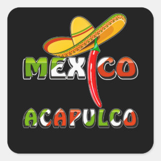 ADESIVO QUADRADO MEXICO ACAPULCO