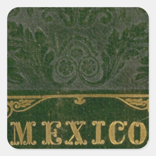 Adesivo Quadrado México e Guatemala (Frente)