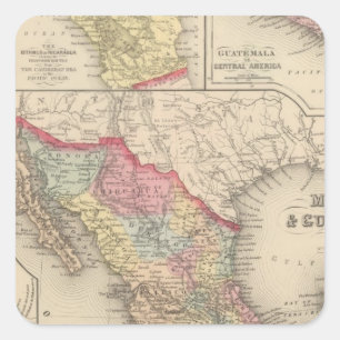 Adesivo Quadrado México e Guatemala 4