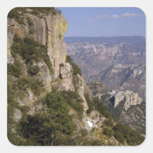 Adesivo Quadrado México, Estado de Chihuahua, Copper Canyon. ESTE 2